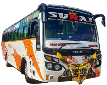 Happy passengers on Suraj Transport bus