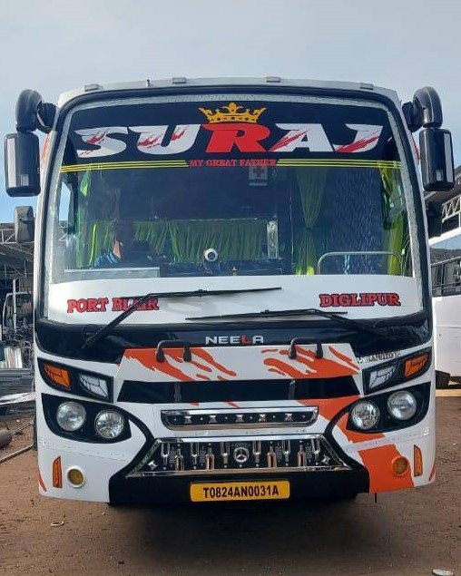 SVP Port Blair bus stand boarding point